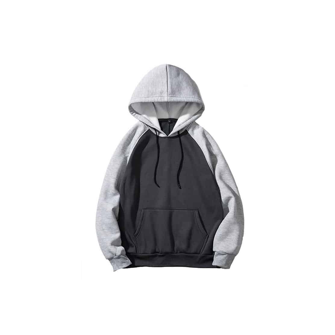 071832630-hoodie-multicolour-fleece-grey-black Zip-up 拉鏈外套 | 印衛衣 | 印Tee | 印T-Shirt | Soc Tee | 班衫 | 班Tee | 印衫 | 運動快乾tee | 團體衫 | 訂造公司制服