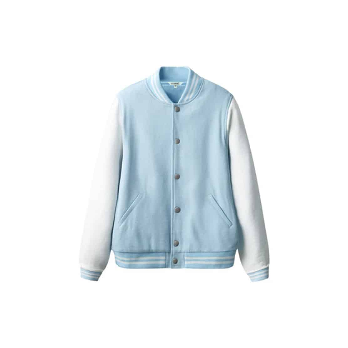 08183212095-Fleece-Baseball-Jacket-Female-lightblue