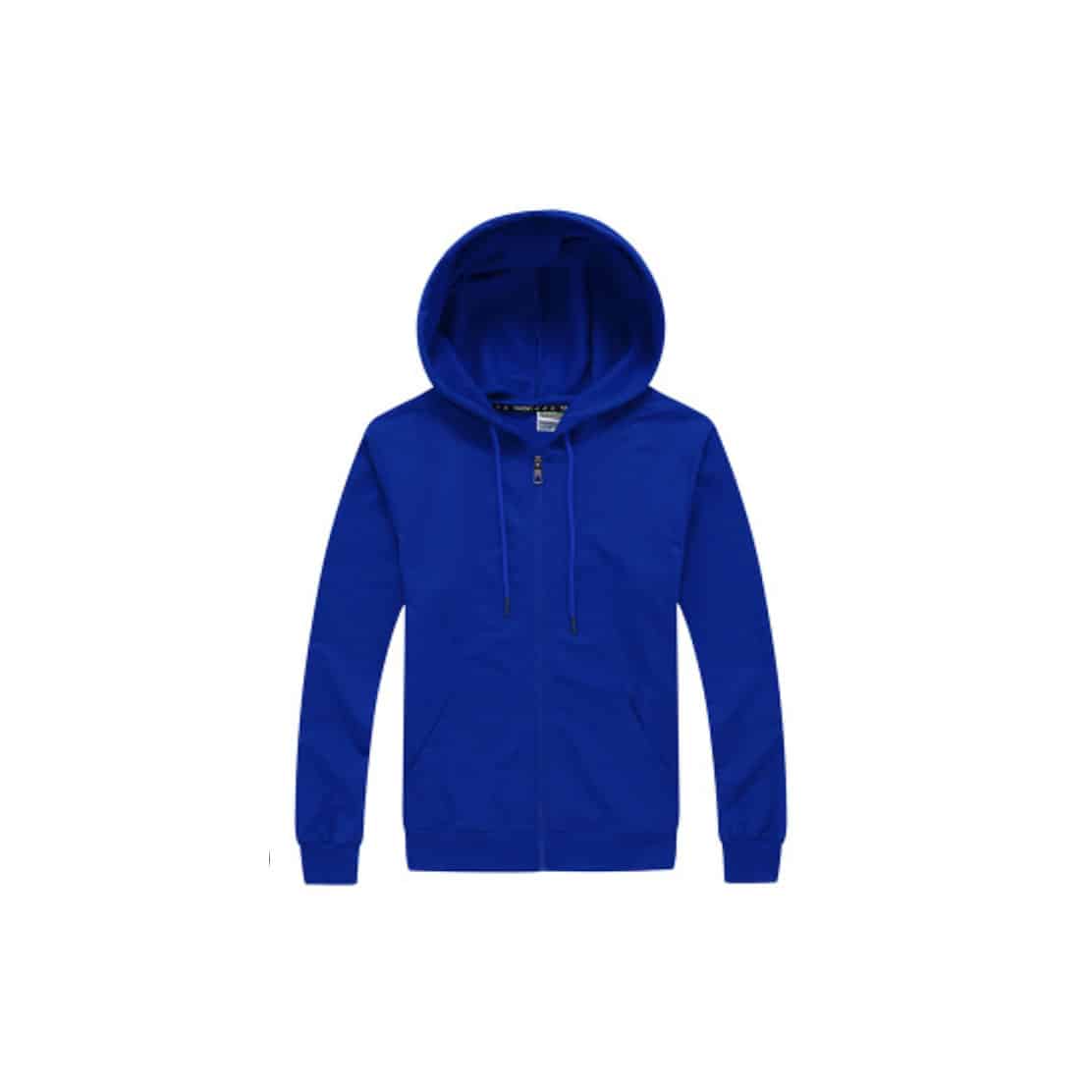 08183271046-400g-zipup-cotton-royalblue 印zip-up 拉鏈外套 | 印棒球褸 | 印風褸 | 印外套 | 印軍褸 | 印Tee | 印T-Shirt | Soc Tee | 班衫 | 班Tee | 印衫 | 運動快乾tee | 團體衫 | 訂造公司制服
