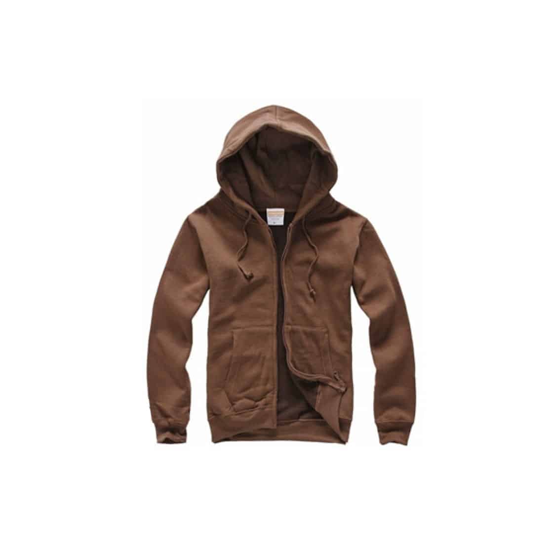 08183273046-400g-zipup-fleece-brown 印zip-up 拉鏈外套 | 印棒球褸 | 印風褸 | 印外套 | 印軍褸 | 印Tee | 印T-Shirt | Soc Tee | 班衫 | 班Tee | 印衫 | 運動快乾tee | 團體衫 | 訂造公司制服