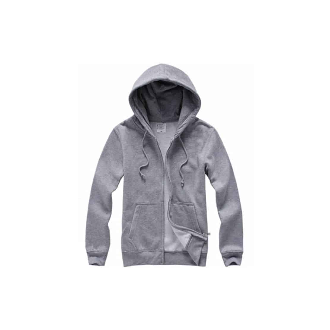 08183273046-400g-zipup-fleece-grey 印zip-up 拉鏈外套 | 印棒球褸 | 印風褸 | 印外套 | 印軍褸 | 印Tee | 印T-Shirt | Soc Tee | 班衫 | 班Tee | 印衫 | 運動快乾tee | 團體衫 | 訂造公司制服