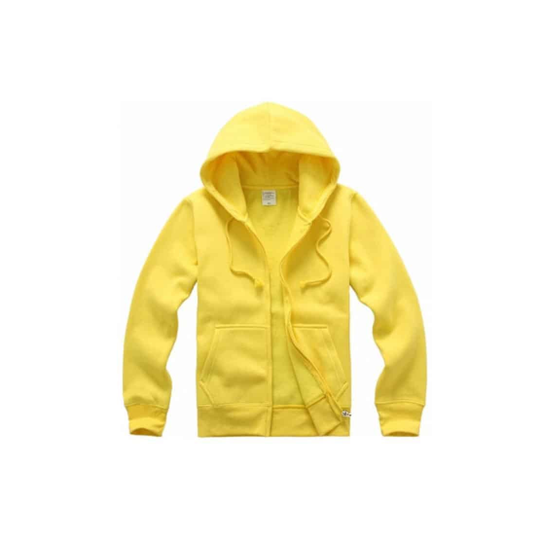 08183273046-400g-zipup-fleece-yellow 印zip-up 拉鏈外套 | 印棒球褸 | 印風褸 | 印外套 | 印軍褸 | 印Tee | 印T-Shirt | Soc Tee | 班衫 | 班Tee | 印衫 | 運動快乾tee | 團體衫 | 訂造公司制服