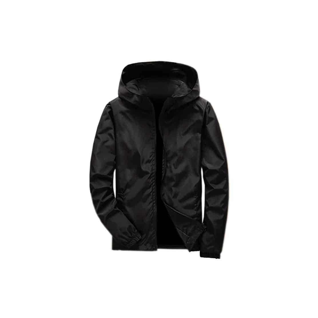 08183223033-windbreaker-jacket-double-layer-black 印風褸 印衛衣 印棒球褸 印外套 印軍褸