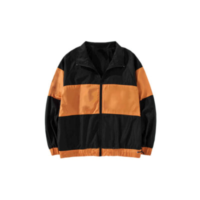 全自訂中間拼色企領風褸 | 團體服訂造 | 訂造風褸 | 風褸制服 | 運動風褸訂做 | 公司制服