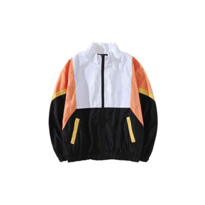 全自訂幾何拼色企領風褸 | 團體服訂造 | 訂造風褸 | 風褸制服 | 運動風褸訂做 | 公司制服