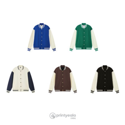 380g 寬鬆版棒球褸 | 印班褸 | 印soc褸 | 印Tee | 班衫 | 班Tee | 印衫 | 團體衫訂造